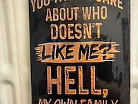 Metalen bord - afbeelding 1 van  1