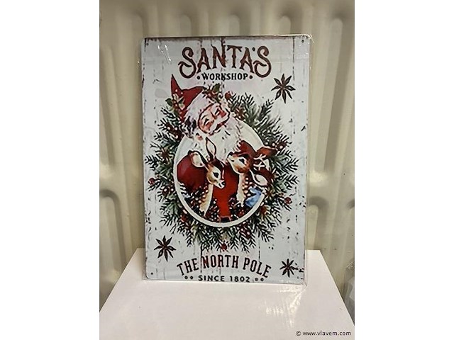 Metalen bord - afbeelding 1 van  1