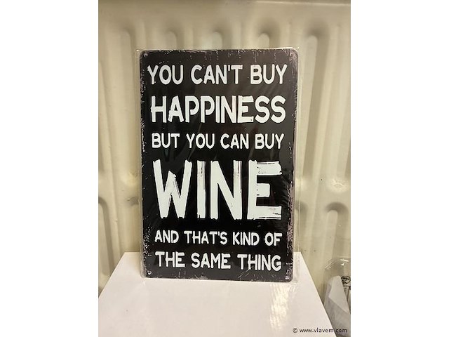 Metalen bord - afbeelding 1 van  1