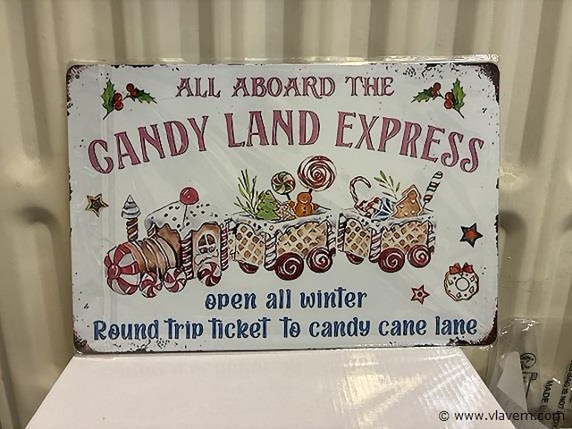 Metalen bord - afbeelding 1 van  1