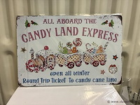 Metalen bord - afbeelding 1 van  1