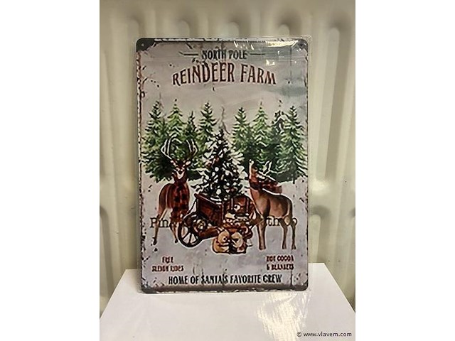 Metalen bord - afbeelding 1 van  1