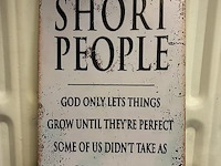 Metalen bord - afbeelding 1 van  1