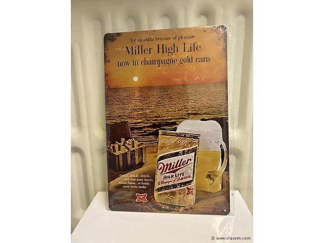 Metalen bord - afbeelding 1 van  1