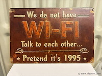 Metalen bord - afbeelding 1 van  1