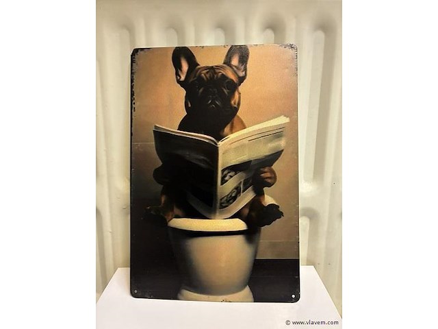 Metalen bord - afbeelding 1 van  1