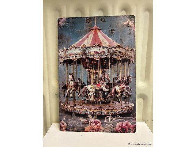 Metalen bord - afbeelding 1 van  1