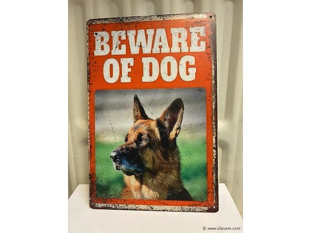 Metalen bord - afbeelding 1 van  1