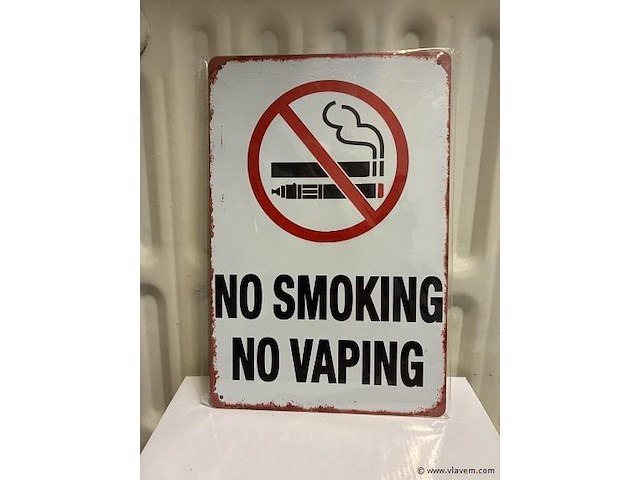 Metalen bord - afbeelding 1 van  1