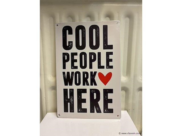 Metalen bord - afbeelding 1 van  1