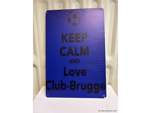 Metalen bord - afbeelding 1 van  1