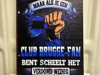 Metalen bord - afbeelding 1 van  1