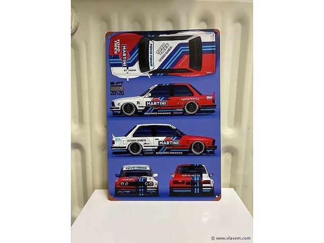 Metalen bord - afbeelding 1 van  1