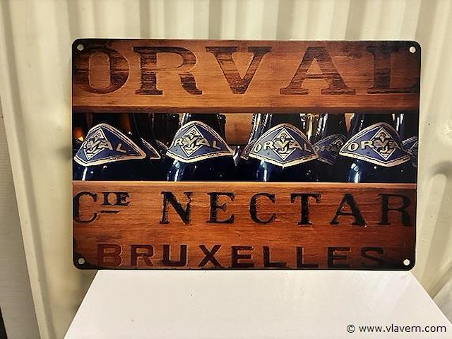 Metalen bord - afbeelding 1 van  1