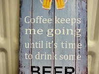 Metalen bord - afbeelding 1 van  1