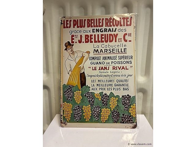 Metalen bord - afbeelding 1 van  1