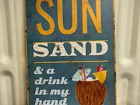 Metalen bord - afbeelding 1 van  1