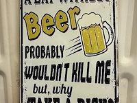 Metalen bord - afbeelding 1 van  1