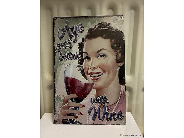 Metalen bord - afbeelding 1 van  1