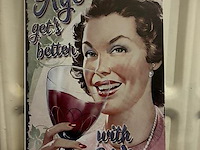 Metalen bord - afbeelding 1 van  1