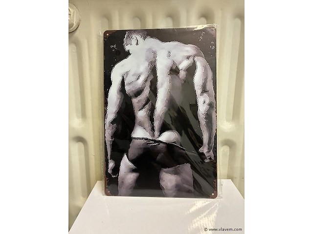 Metalen bord - afbeelding 1 van  1