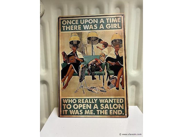 Metalen bord - afbeelding 1 van  1