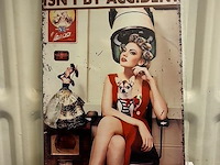 Metalen bord - afbeelding 1 van  1