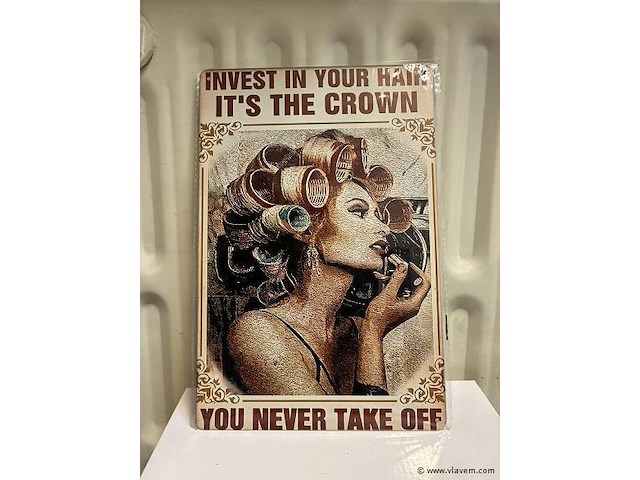 Metalen bord - afbeelding 1 van  1