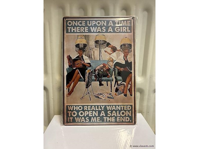 Metalen bord - afbeelding 1 van  1