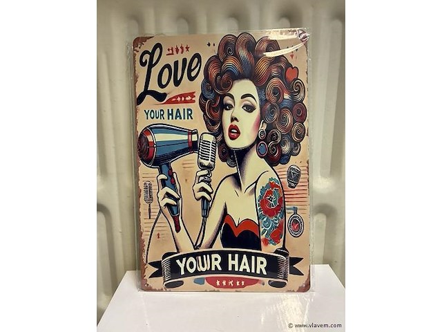 Metalen bord - afbeelding 1 van  1