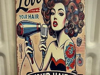 Metalen bord - afbeelding 1 van  1