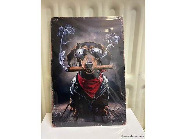 Metalen bord - afbeelding 1 van  1