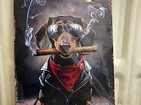 Metalen bord - afbeelding 1 van  1