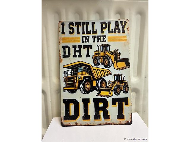 Metalen bord - afbeelding 1 van  1