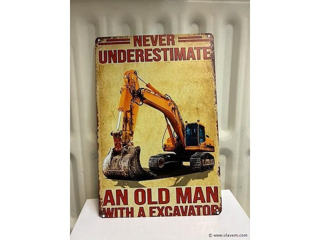 Metalen bord - afbeelding 1 van  1