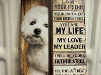 Metalen bord - afbeelding 1 van  1