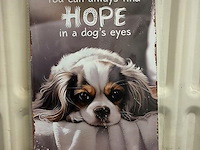 Metalen bord - afbeelding 1 van  1