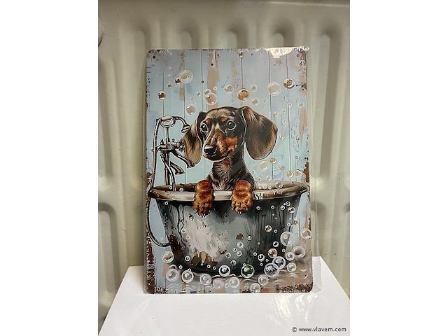 Metalen bord - afbeelding 1 van  1