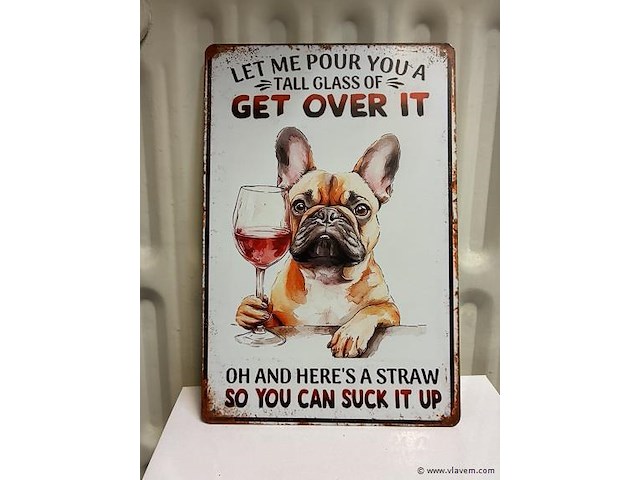 Metalen bord - afbeelding 1 van  1