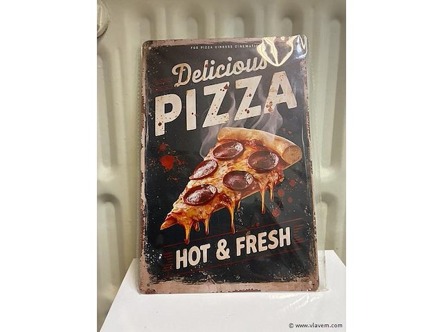 Metalen bord - afbeelding 1 van  1