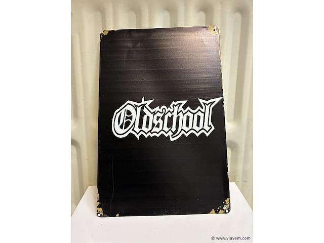 Metalen bord - afbeelding 1 van  1