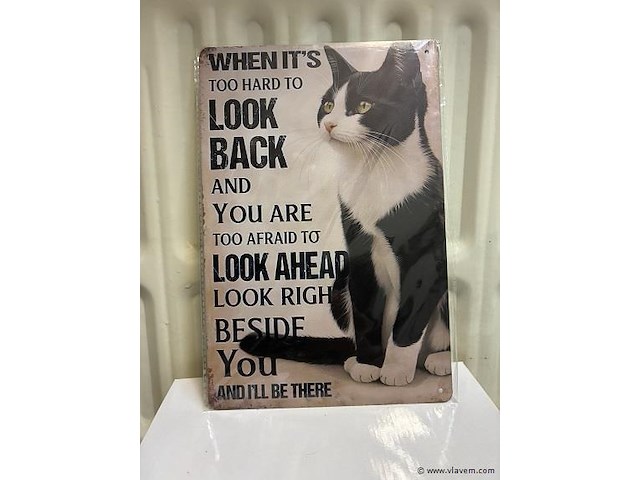 Metalen bord - afbeelding 1 van  1