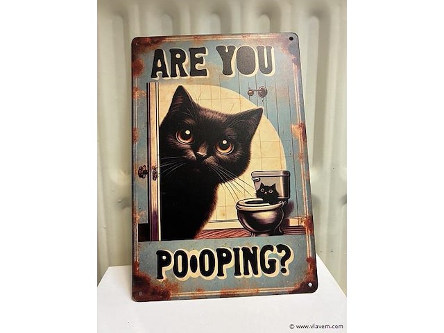 Metalen bord - afbeelding 1 van  1