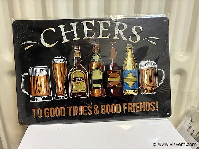 Metalen bord - afbeelding 1 van  1