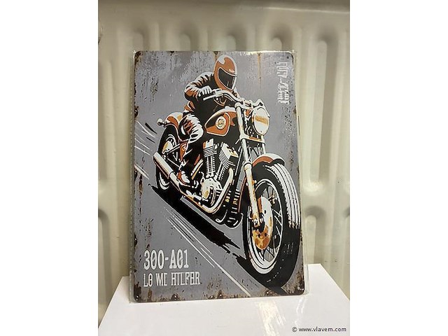 Metalen bord - afbeelding 1 van  1