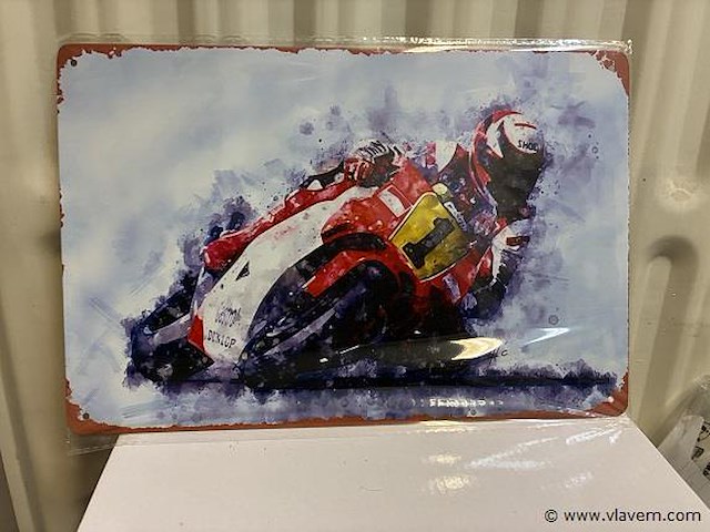 Metalen bord - afbeelding 1 van  1