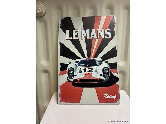 Metalen bord - afbeelding 1 van  1