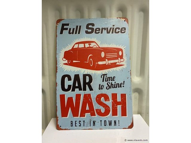 Metalen bord - afbeelding 1 van  1