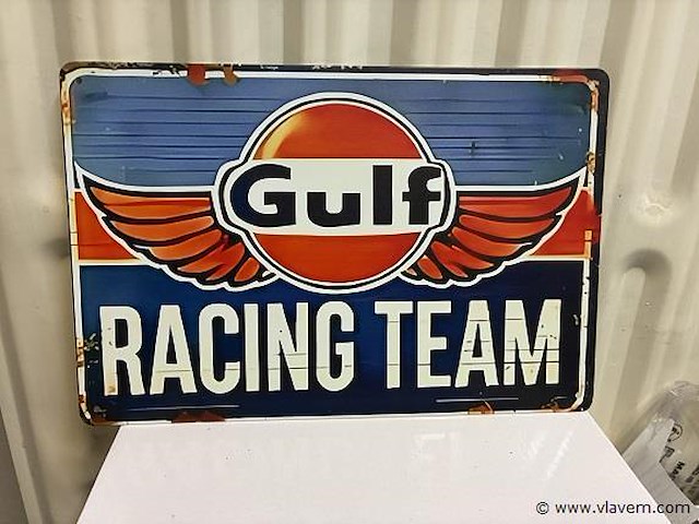 Metalen bord - afbeelding 1 van  1