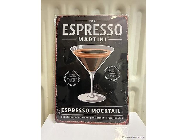 Metalen bord - afbeelding 1 van  1